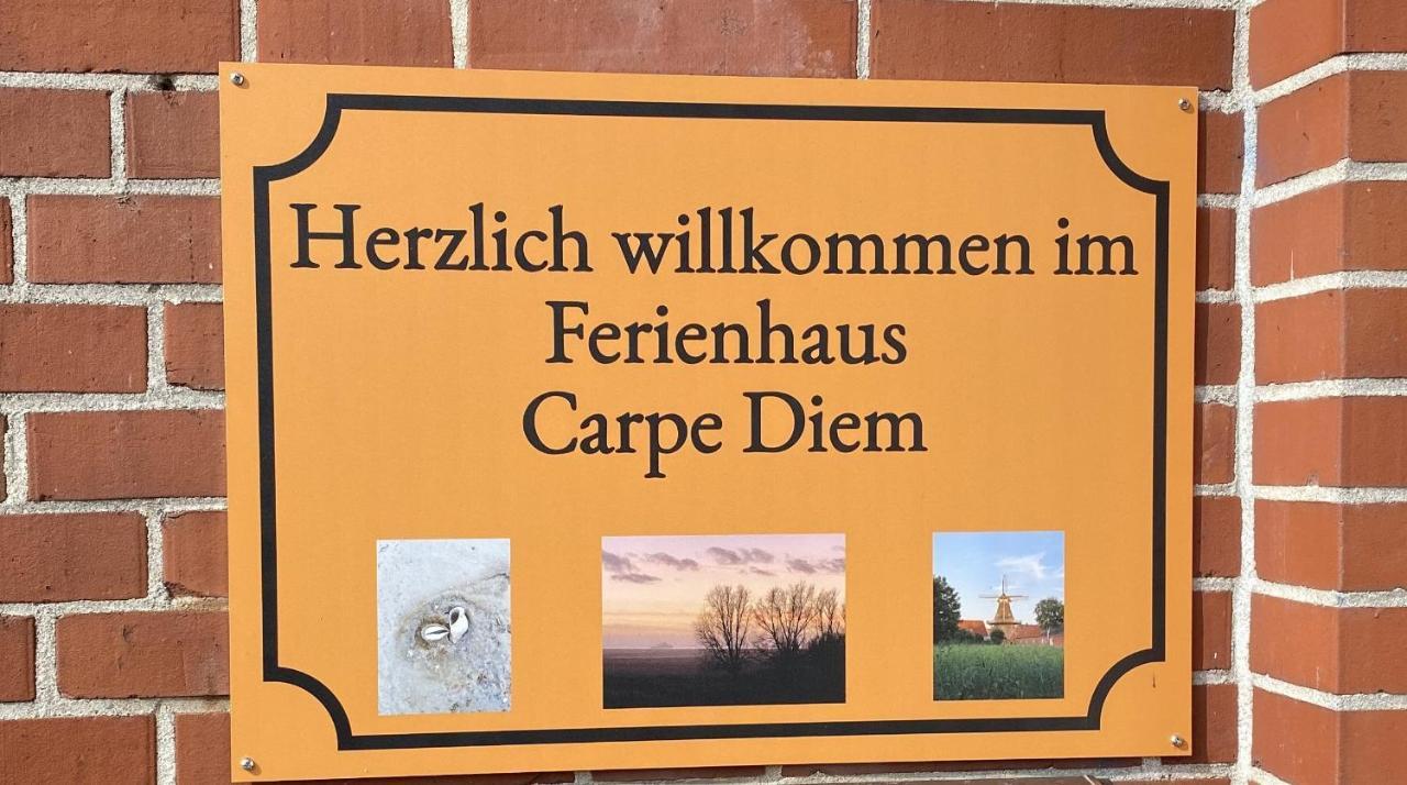 Ferienhaus Carpe diem Krummhörn Exterior foto